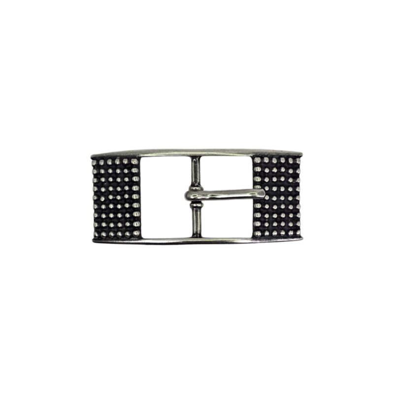 Hebilla 30mm plata vieja 9094