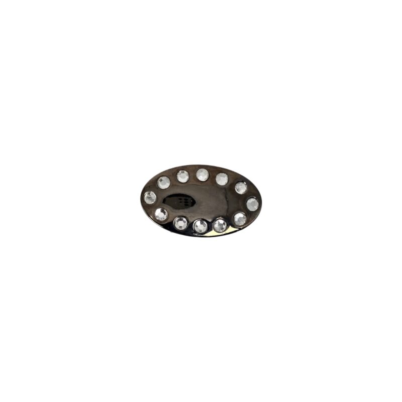 Chapon 20mm pavonado con strass 7414