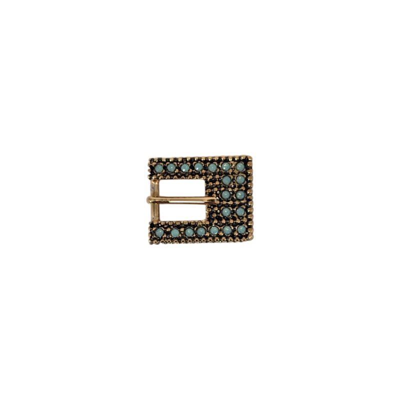 Hebilla 15mm oro con piedras 9095