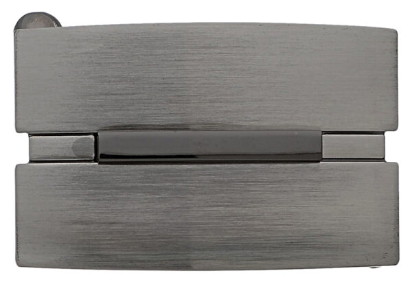 Brushed gun metal + shiny gun metal